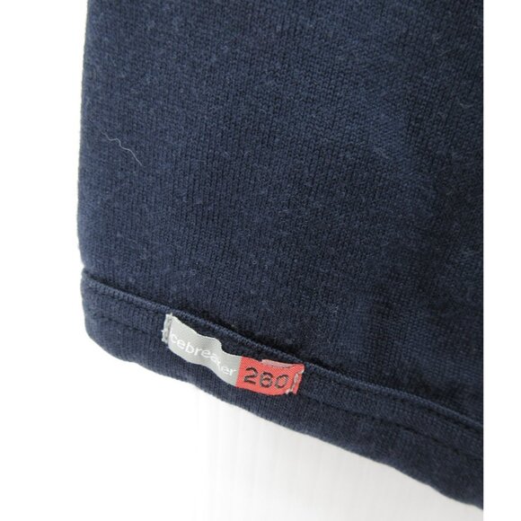 Icebreaker Sweater Large Bodyfit 260 Merino Wool 1/4 Zip Pullover - Picture 10 of 13